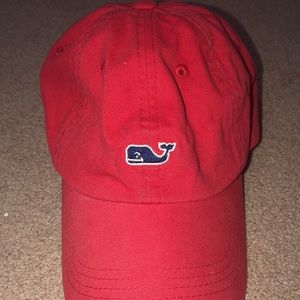 Red Vineyard Vines Ball Cap